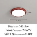 Axyaa Modern LED Ceiling Lamp 5 Colors for Living Room Bedroom Lighting