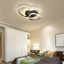 Axyaa Princess Heart Cloud LED Ceiling Lights Dimmable Chandelier for Girl's Room