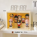 Axyaa Acrylic Display Cabinet for Popmart Blind Boxes - Large Capacity Dustproof Showcase