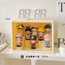Axyaa Acrylic Display Cabinet for Popmart Blind Boxes - Large Capacity Dustproof Showcase