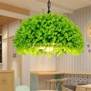 Axyaa Retro Loft Plant Chandelier for Corridor Bar Decor LED Light