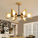 Axyaa Windmill Chandelier with E27 LED Lights for Modern Living Room & Bedroom
