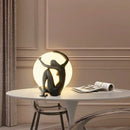 Axyaa Pedestrian Ball Table Lamp for Living Room and Bedroom Decor