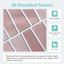 Axyaa 3D PVC Tile Wall Stickers - Waterproof Peel and Stick Panels