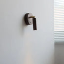 Axyaa Modern Nordic LED Wall Lamps Wood Button Switch Mirror Light