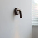 Axyaa Nordic LED Wall Lamp: Modern Minimialist Design, Wood Button Switch, Ideal for Bedroom & Bathroom