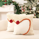 Axyaa Christmas Jacquard Embroidery Pillowcase Set