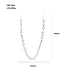 Axyaa Loft Staircase Chandelier with French Pearl Necklace Design