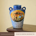 Axyaa Hand-Painted Window Hydroponic Flower Vase for Living Room Entrance