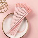 Axyaa Non-Slip Sushi Chopsticks Set for Home and Restaurant