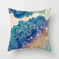 Axyaa Geometric Datura Bohemian Style Wreath Seat Pillow Cover