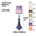 Axyaa Colorful LED Floor Lamps for Modern Home Lighting