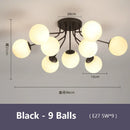 Axyaa Magic Bean LED Glass Ball Chandelier for Home Decor Lighting