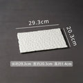 Axyaa White Ceramic Artistic Conception Rectangular Steak Plate