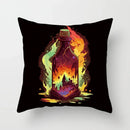 Axyaa Fashion Magic Bottle Pillowcase Square Cushion Cover for Decorating Car Sofa