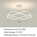 Axyaa Modern Minimalist LED Chandelier for Luxe Living Room & Bedroom