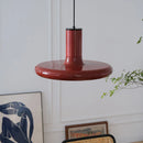 Axyaa Red Chandelier: Danish Style, Post-Modern Bauhaus Art for Bedroom, Restaurant, Study