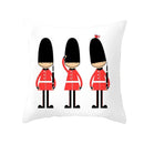 Axyaa London Cushion Cover: British Style Sofa Decor, Home Party Decoration Pillow Case