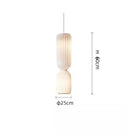 Axyaa Nordic Striped Floor Lamp: Minimalist Design, Warm LED Light for Home Decor.
