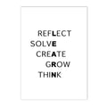 Axyaa Inspirational Affirmations Canvas Art - Positive Office Decor for Self-care and Motivation