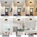 Axyaa Crystal E27 Pendant Light for Living Room, Dining Room, Bedroom - Modern Luxury Chandelier