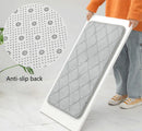 Axyaa Diamond Embossed Memory Foam Bath Mat - Grey - Various Sizes
