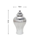 Axyaa Ceramic Light Luxury Electroplated General Cans European Style Flower Vase