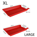 Axyaa Large Rectangular Skewer Tray for BBQ and Fried Skewers