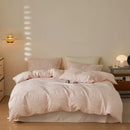 Axyaa Premium Jacquard Queen Bedding Set with Cotton Duvet Cover & Sheets