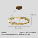 Axyaa Crystal Pendant Lamp: Modern LED Ceiling Light for Luxury Living Rooms