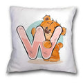 Axyaa Cartoon Bear Pillowcase - Decorative Cushion Cover for Sofa or Children's Room