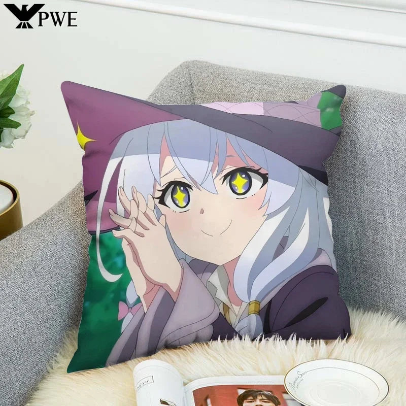 Axyaa Wandering Witch 40x40 Fall Pillow Cover - Home Decor & Cushion Cover