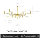 Axyaa Nordic Restaurant Pendant Light Modern LED Suspension Lamp