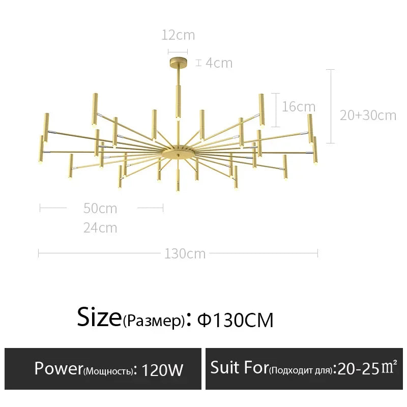 Axyaa Nordic Restaurant Pendant Light Modern LED Suspension Lamp