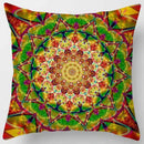 Axyaa Indian Mandala Print Polyester Pillow Case Sofa Decor Throw Pillows 45x45cm
