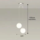 Nordic Glass LED Pendant Lights by Axyaa - Modern Living Room Bedroom Lighting
