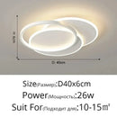 Axyaa LED Ceiling Lamp Remote Control Modern Home Interior Lighting Fixture