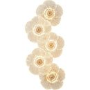 Axyaa Modern Flower Glass Wall Lamp for Luxury Living Room and Bedroom Decor