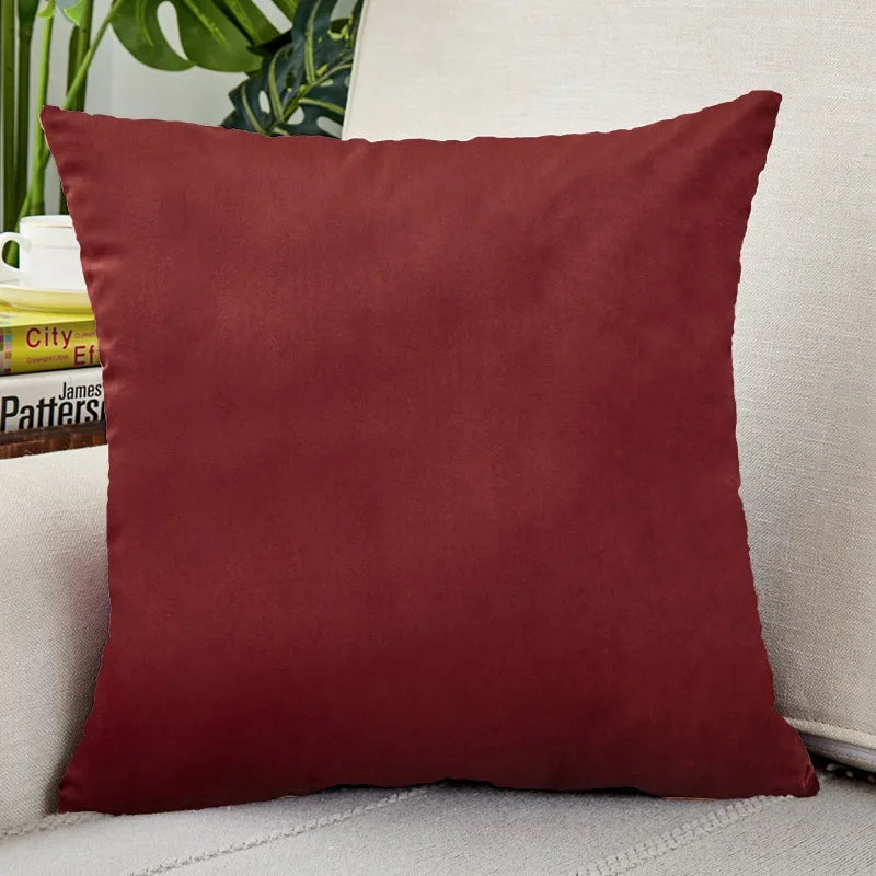 Soft Velvet Square Pillow Cover for Home Decor, 45x45cm, Axyaa Brand