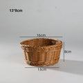Axyaa Rattan Wicker Serving Baskets: 10 Styles for Bread, Fruit, Vegetables