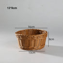 Axyaa Rattan Wicker Serving Baskets: 10 Styles for Bread, Fruit, Vegetables