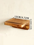 Axyaa Rustic Wooden Wall Shelf Square Floating Shelves Ledge Boho Home Decor.