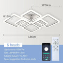 Axyaa Geometric Acrylic Ceiling Light: Modern Nordic Style for Living Room & Bedroom