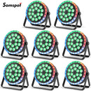 Axyaa RGBW 18LEDs Par Light with Dynamic Light Strip for Stage Lighting