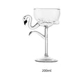 Axyaa Flamingo Stem Goblet Glass Champagne Coupe Martini Cocktail Party Glasses
