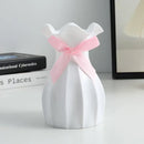 Axyaa Porcelain Style DIY Flowerpot Vase Home Decoration Ornaments