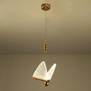 Axyaa Nordic Butterfly Pendant Light for Kitchen Dining Bedroom Decor