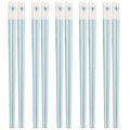 Axyaa Love Chopsticks Set - Colorful Korean Sushi Alloy Non-Slip Reusable with Storage Box