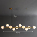 Axyaa LED Pendant Light Chandeliers for Modern Living & Dining Room Lighting