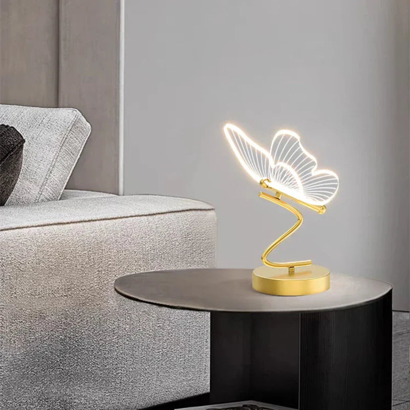 Axyaa Butterfly LED Table Lamp for Home Decor and Lighting